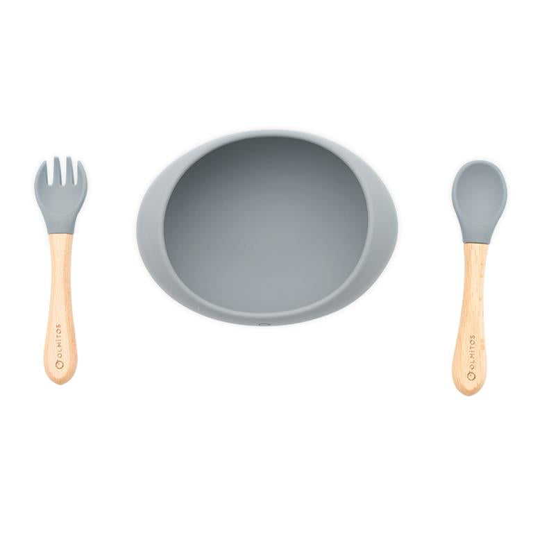 Conjunto de Alimentação Silicone 3 peças - Olmitos