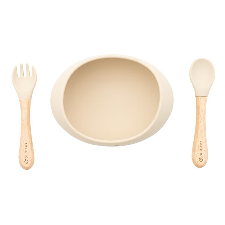 Conjunto de Alimentação Silicone 3 peças - Olmitos