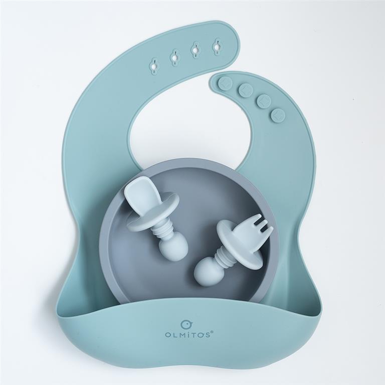 Conjunto de Alimentação Silicone 4 peças - Olmitos