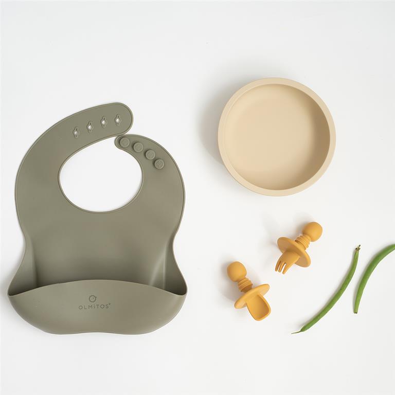 Conjunto de Alimentação Silicone 4 peças - Olmitos