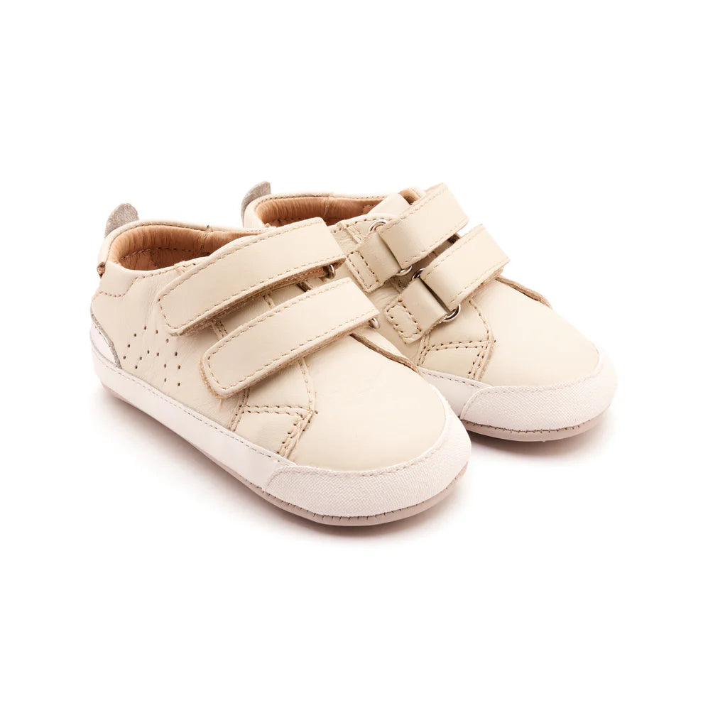 Sapatilhas Baby Tot Vanilla / Silver - Old Soles