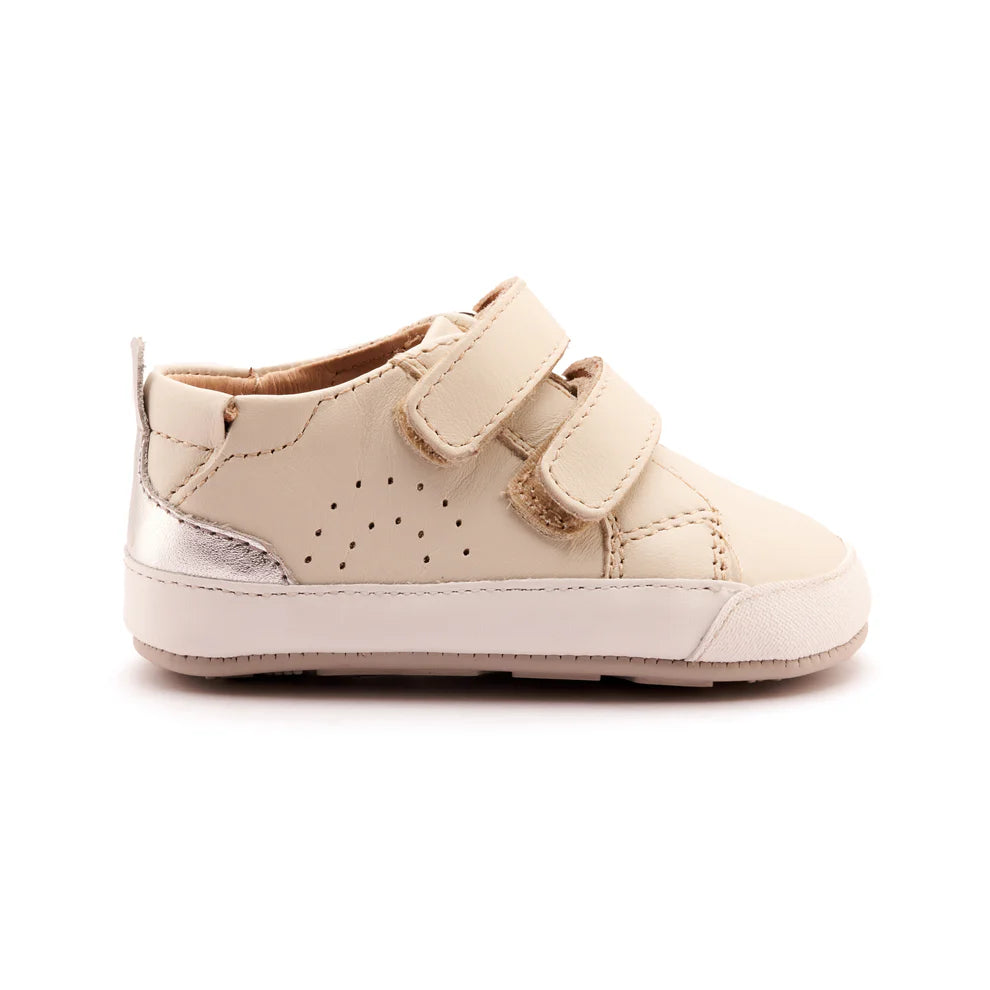 Sapatilhas Baby Tot Vanilla / Silver - Old Soles