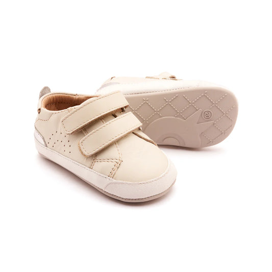 Sapatilhas Baby Tot Vanilla / Silver - Old Soles
