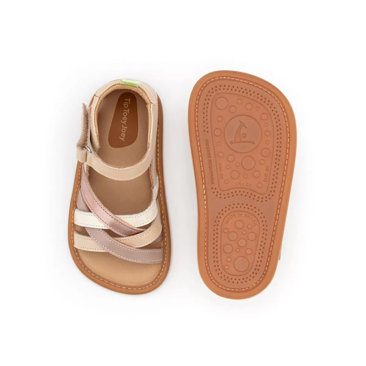 Sandálias Criss Cross Pink Dream - tip toey joey
