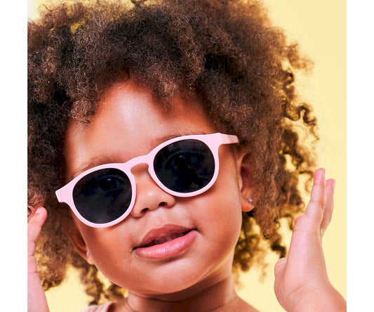 Óculos de sol flexíveis Keyhole Ballerina Pink (0-24m)