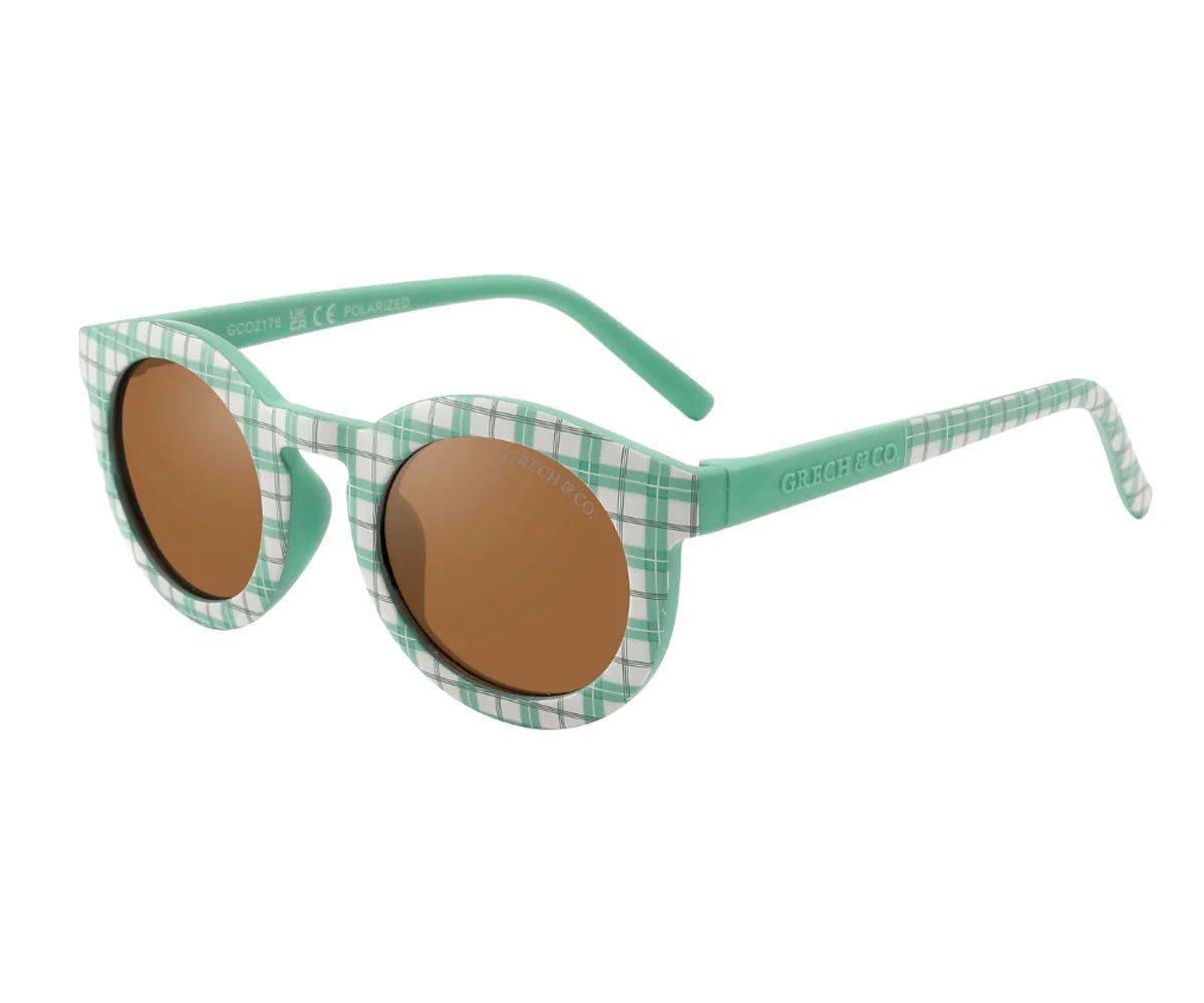 Óculos de Sol Flexíveis Polarizados Fern Plaid Classic Grech & Co - 0/2 anos