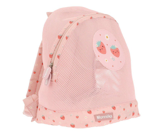 Mochila infantil Anti-areia Strawberries- Monneka