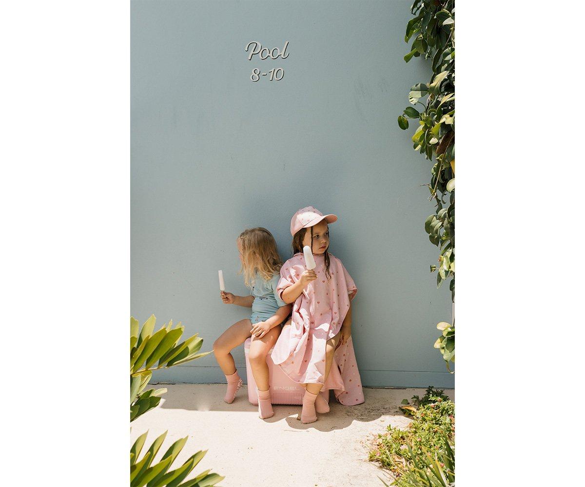 Poncho Praia Strawberries- Monnëka