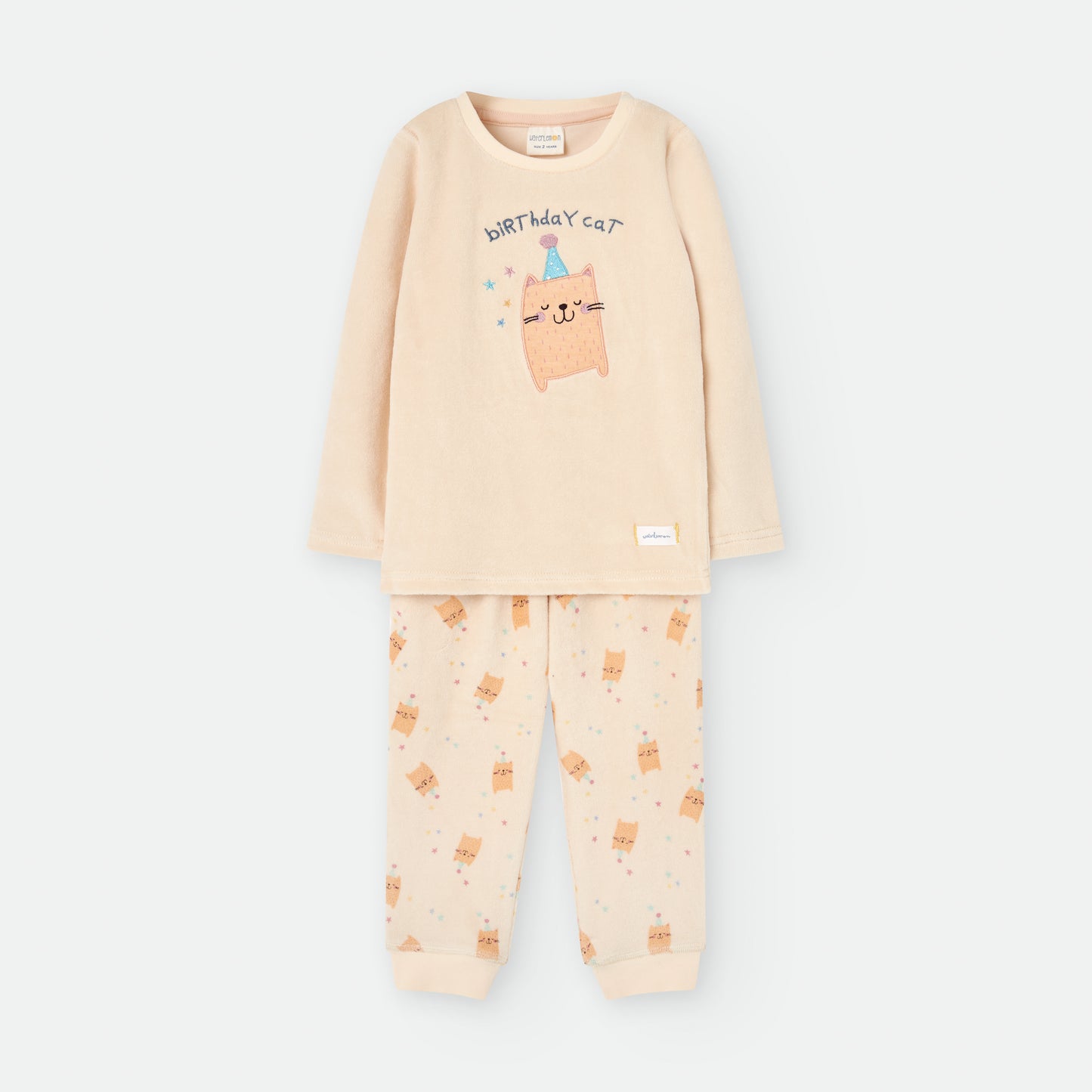 Pijama Infantil Birthday Cat -Waterlemon