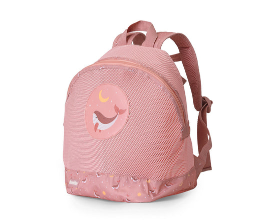 Mochila infantil Anti-areia Whale Pink- Monneka