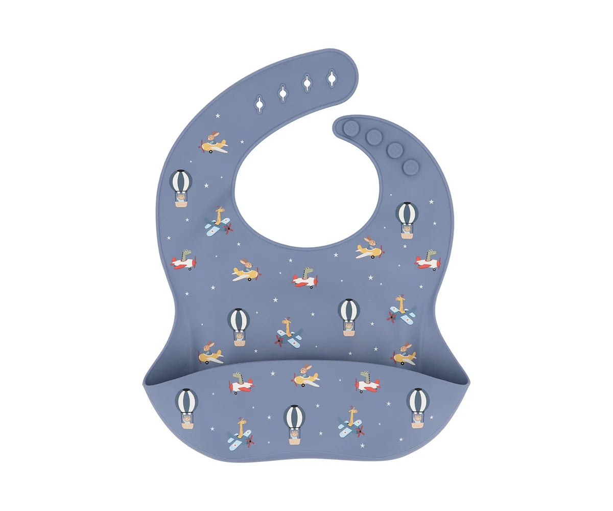 Babete de silicone Planes-Tutete