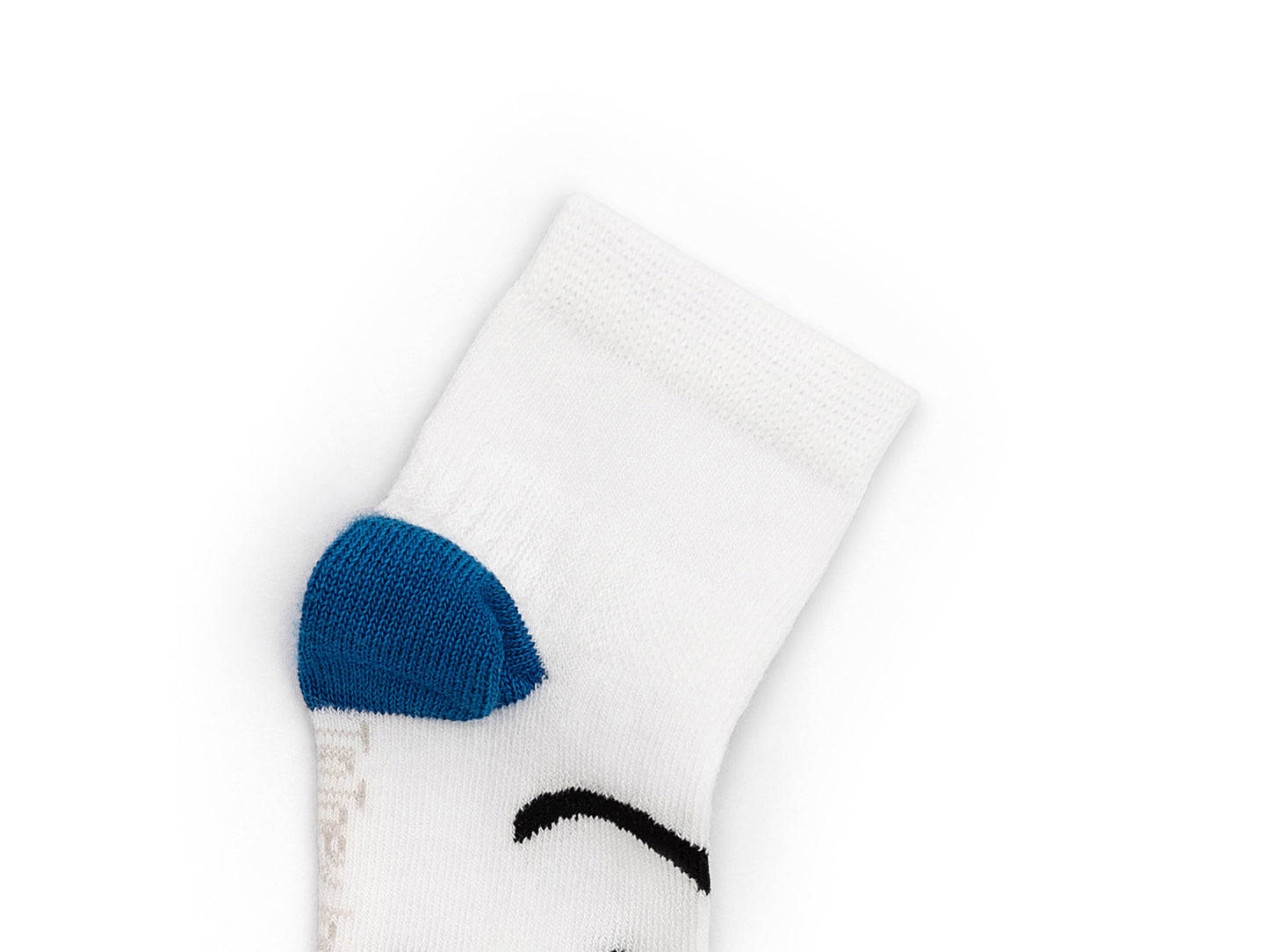 Meias Respeitadoras Sorriso Branco, azul, caramelo- Tip Toey Joey