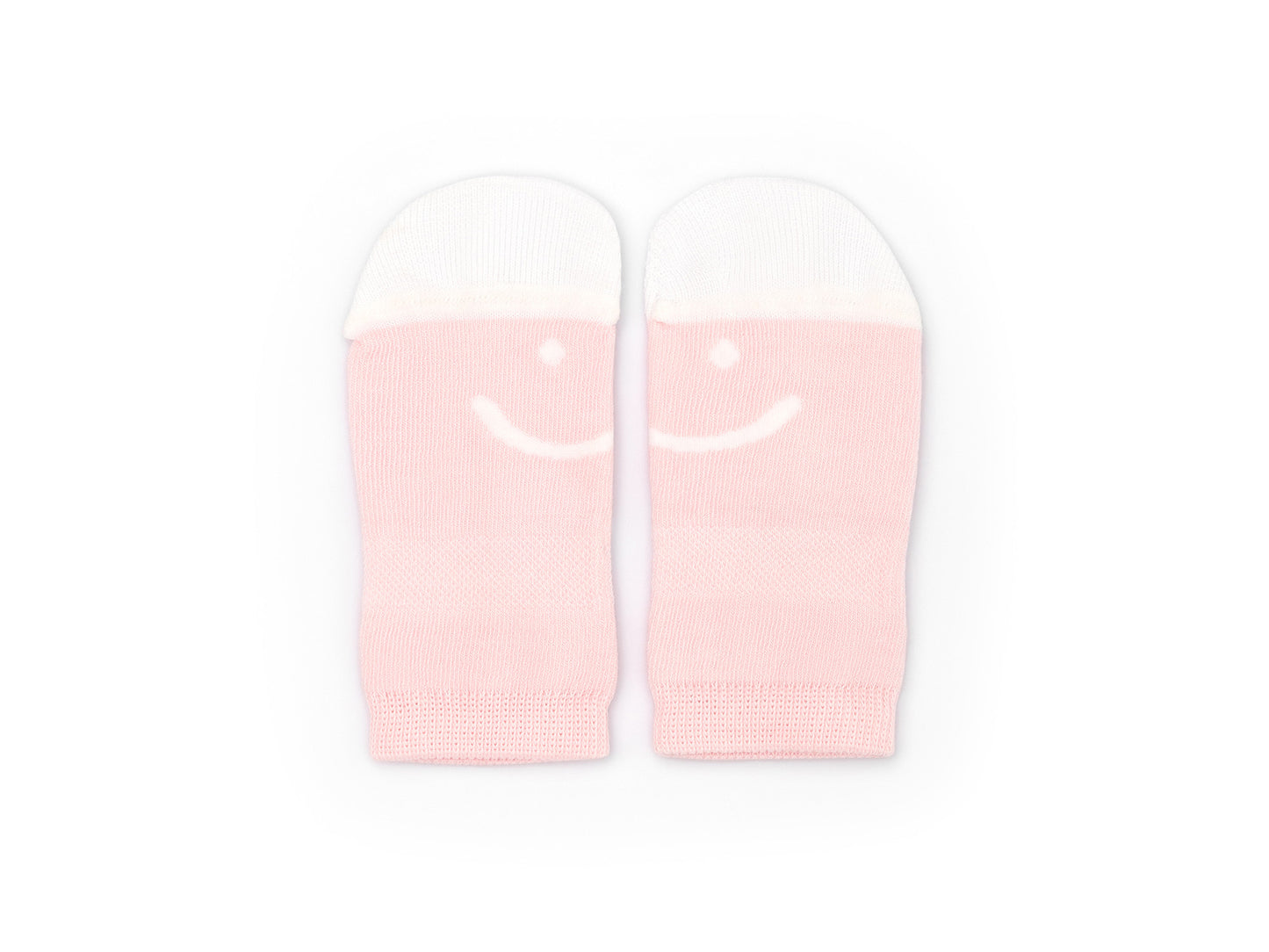 Meias Respeitadoras Sorriso Rosa e Branco- Tip Toey Joey