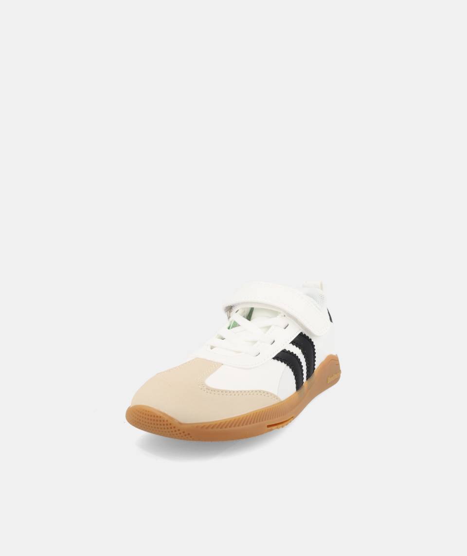 Sapatilhas Vegan Ares Branco e Negro Adultos-Blanditos By Crio's
