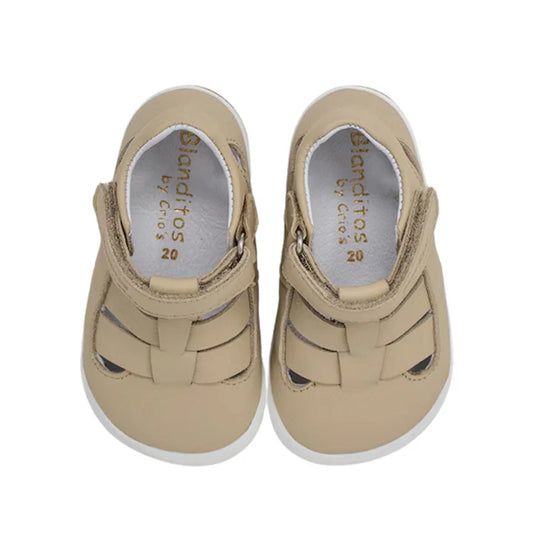 Sandália Oceano Bege-Blanditos By Crio's