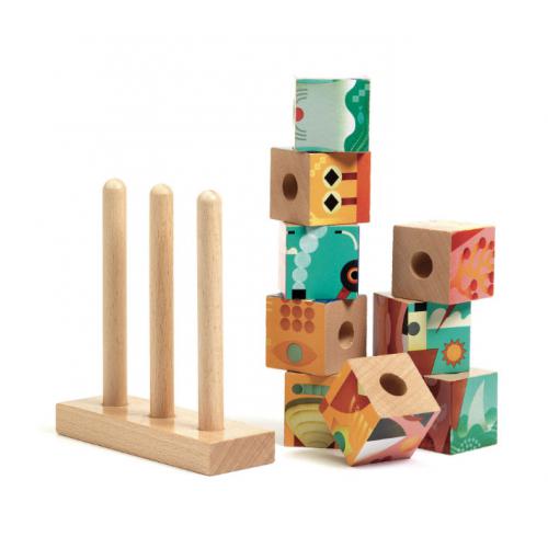 PUZZ-UP SEA - PUZZLE BLOCOS DE MADEIRA P/ ENCAIXAR