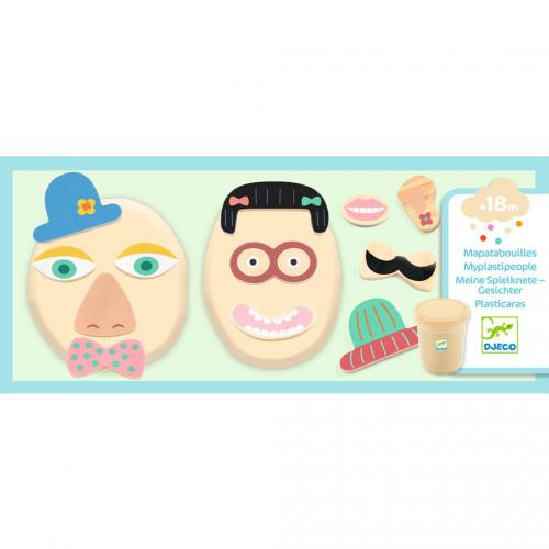 MYPLASTIPEOPLE - Constrói Rostos de Plasticina
