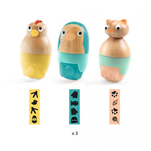 Myplastirollers - Carimbos Rolantes de Animais Plast