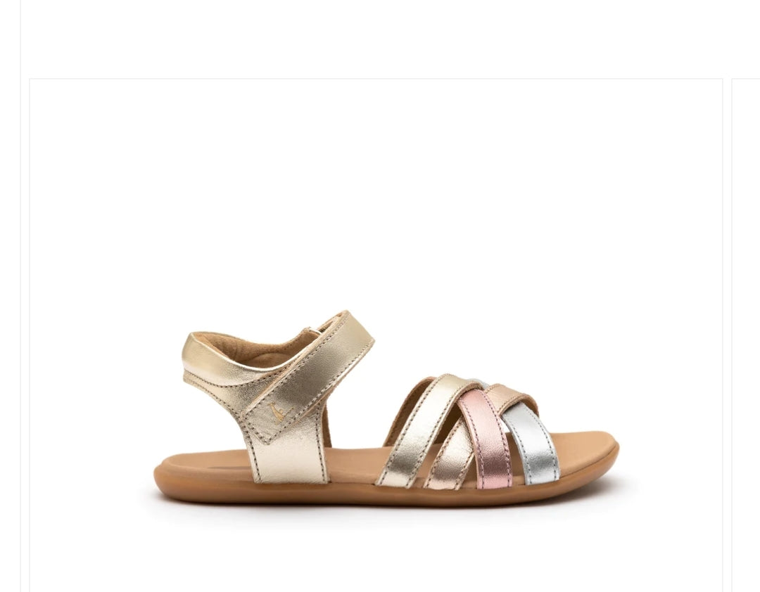 Sandálias Criss Cross Dourado - Tip Toey Joey