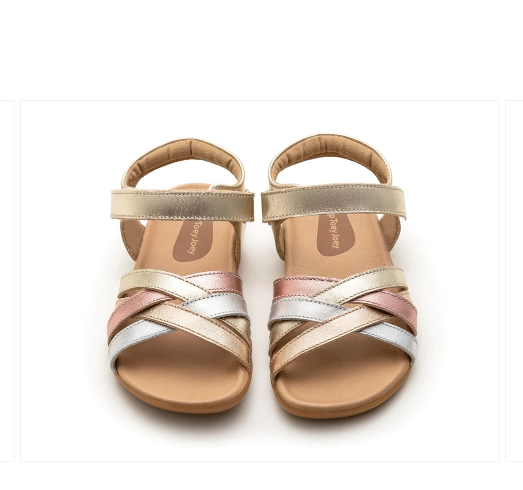 Sandálias Criss Cross Dourado - Tip Toey Joey