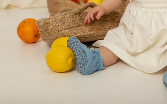 Baby Booties Blue Marshmallow- Zás Trás for Babies