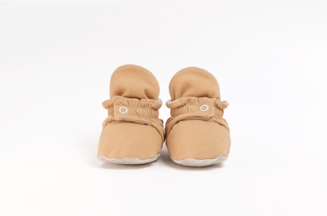Baby Booties Cappuccino Cream- Zás Trás for Babies