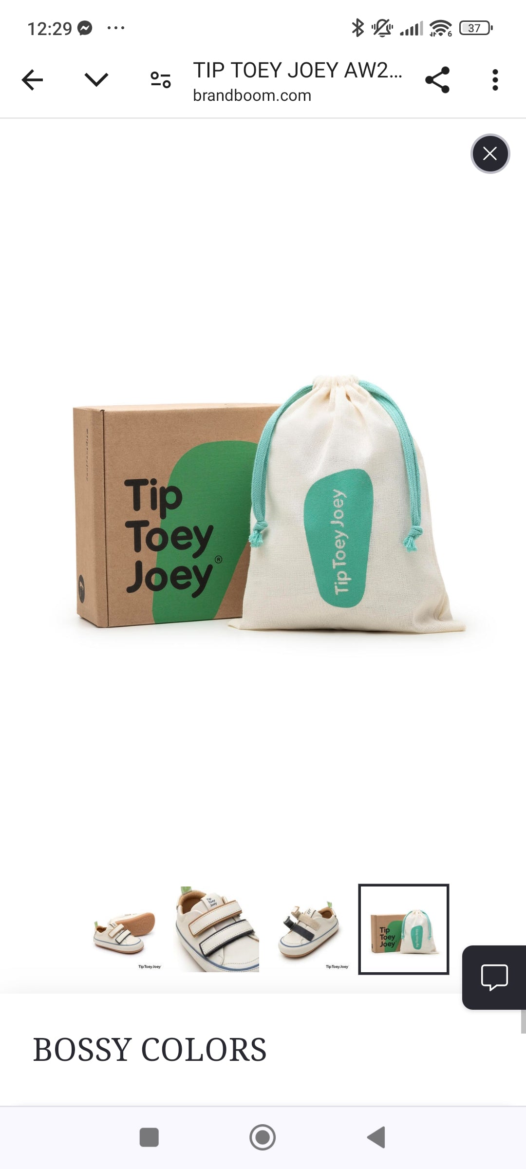 Ténis Bossy Colors Mint- Tip Toey Joey