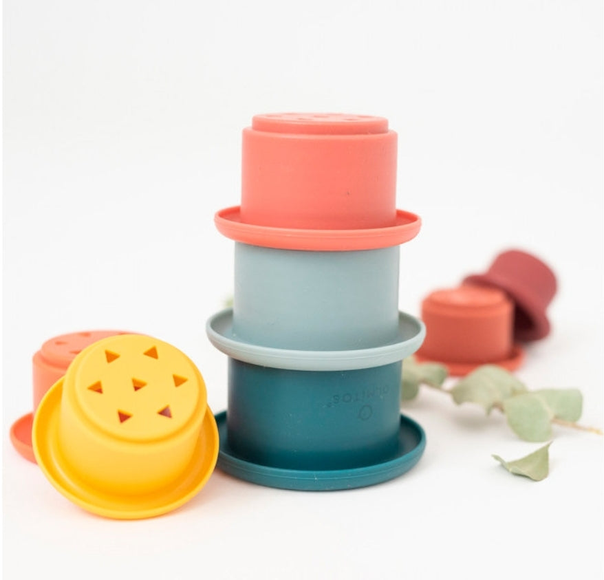 Copos impilhaveis de silicone - Olmitos