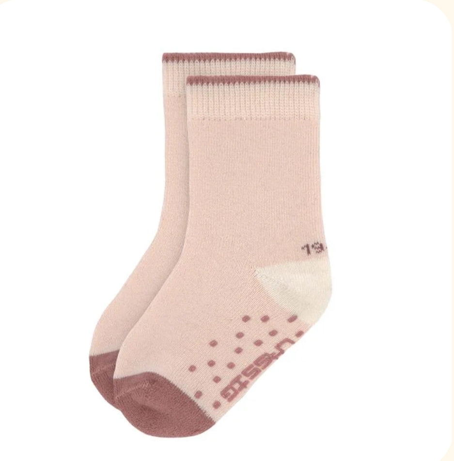 Pack 2 Meias Antiderrapantes Inverno Rosa - Lassig