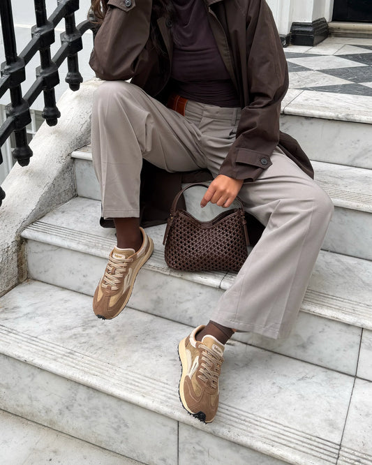 Sapatilhas Lejan Melrose-Dark Beige
