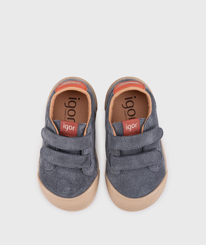TENNIS SUEDE GRIS AZ-Igor
