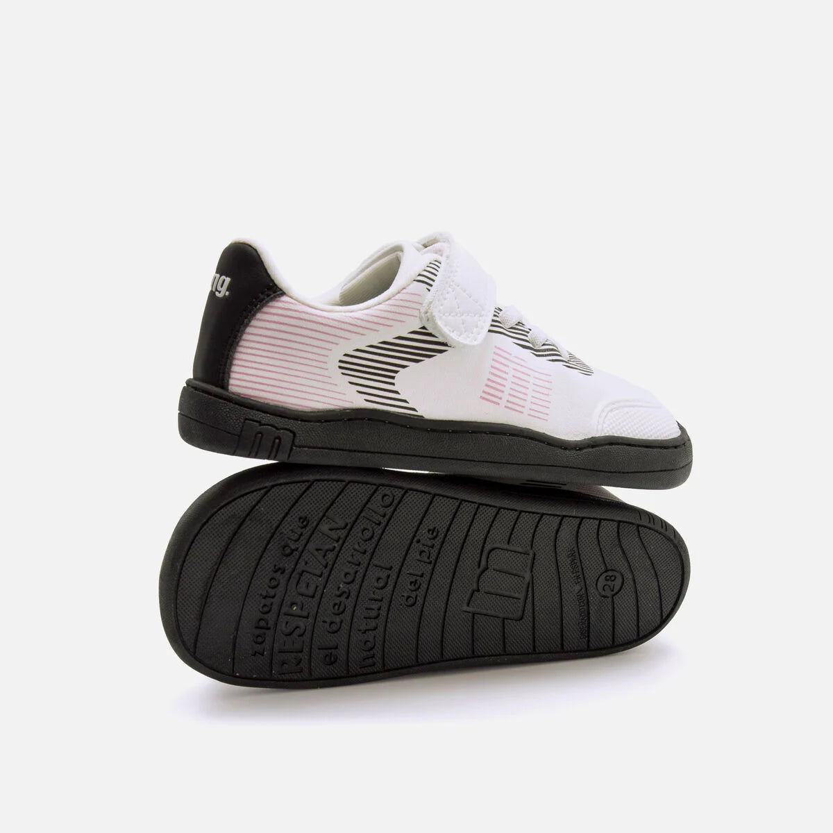 Sapatilhas Multidesportivas Mustang Free Kids-Action PU NEGRO E ROSA