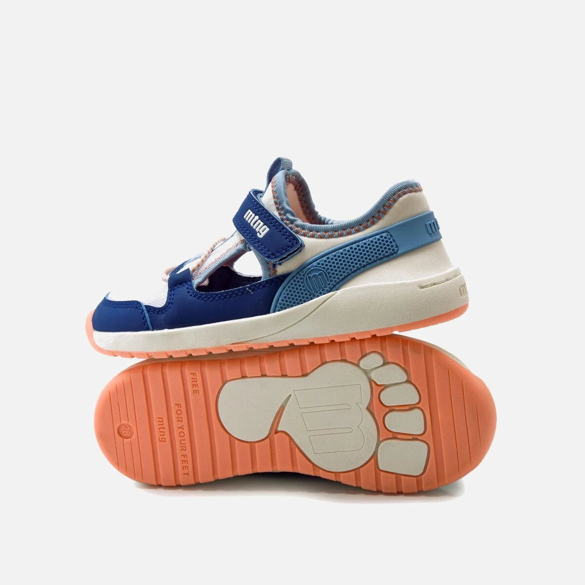 Sandálias Sneakers Free Kids- Losfo Azul