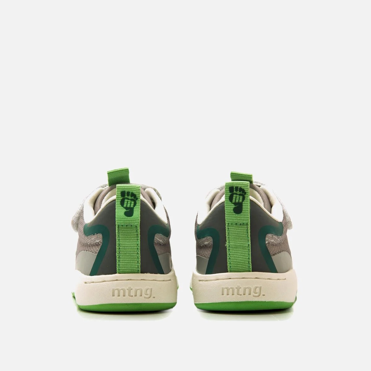 Sapatilhas Desportivas Vegan Mustang- Cinzento e Verde