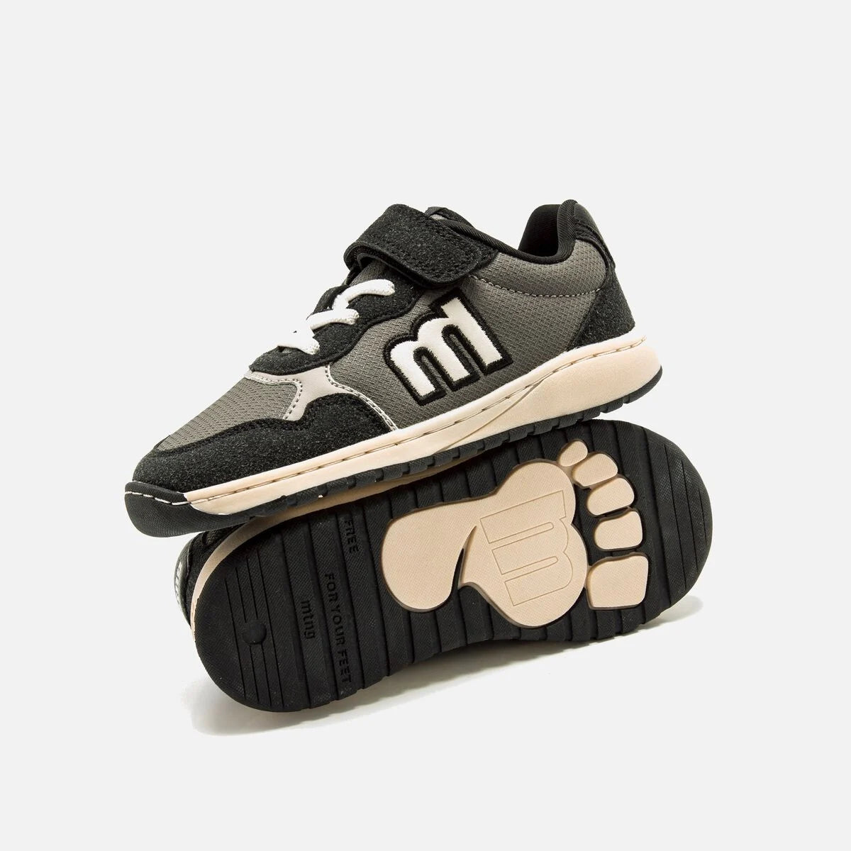 Sapatilhas Mustang Free Kids-Plity Gris Oscuro