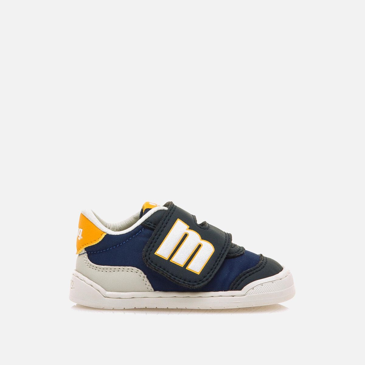Sapatilhas Mustang Free baby- Azul e laranja