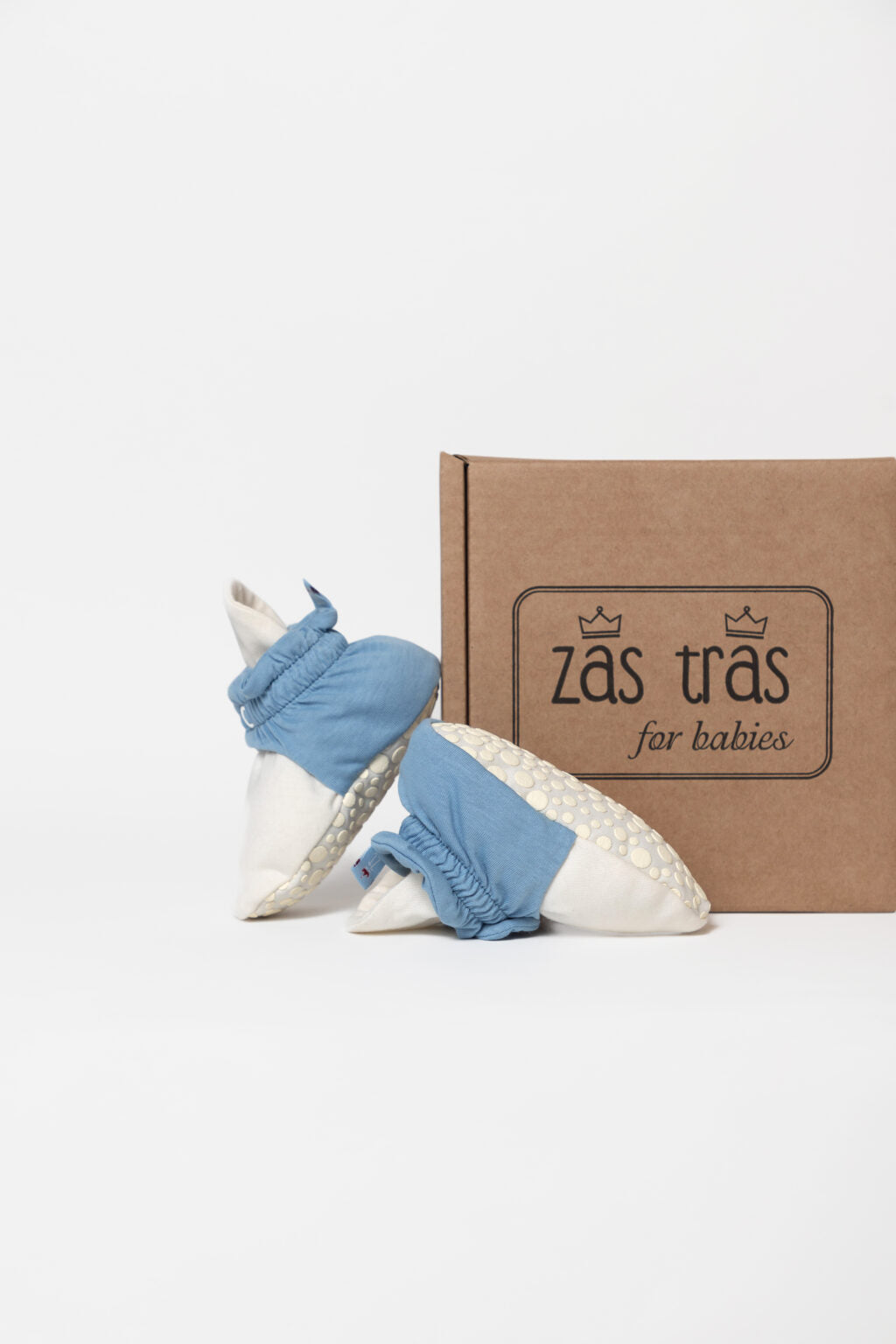 Baby Booties Blue Lollipop- Zás Trás for Babies