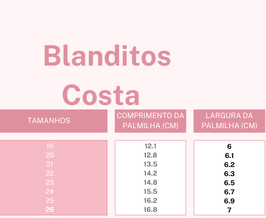 SANDALIA Costa Rosa- Blanditos