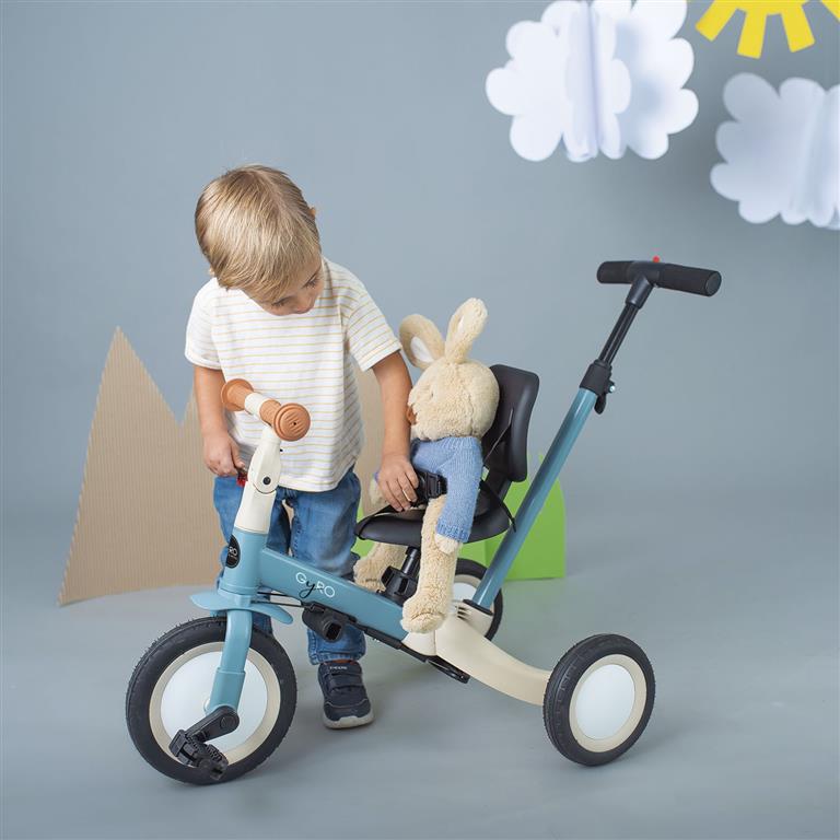 TRICICLO MULTIFUNCIONAL 5 em 1- Gyro Azul