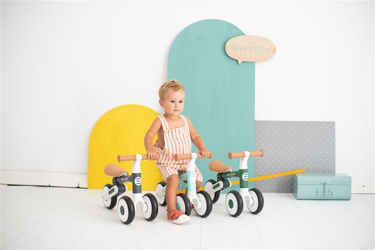 A MINHA PRIMEIRA BICICLETA DE EQUILÍBRIO -CINZA- Olmitos