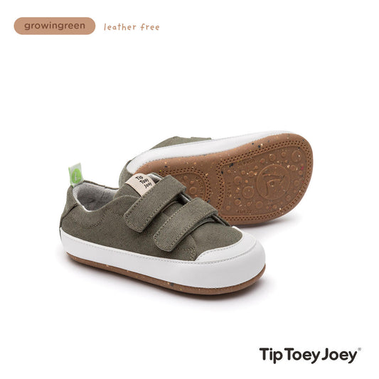 Ténis VERDE ECO CANVAS (Vegan)-Tip Toey Joey