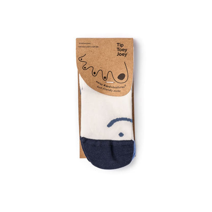 KIT MEIAS DEDINHOS LIVRES SMILE-Azul-Tip Toey Joey