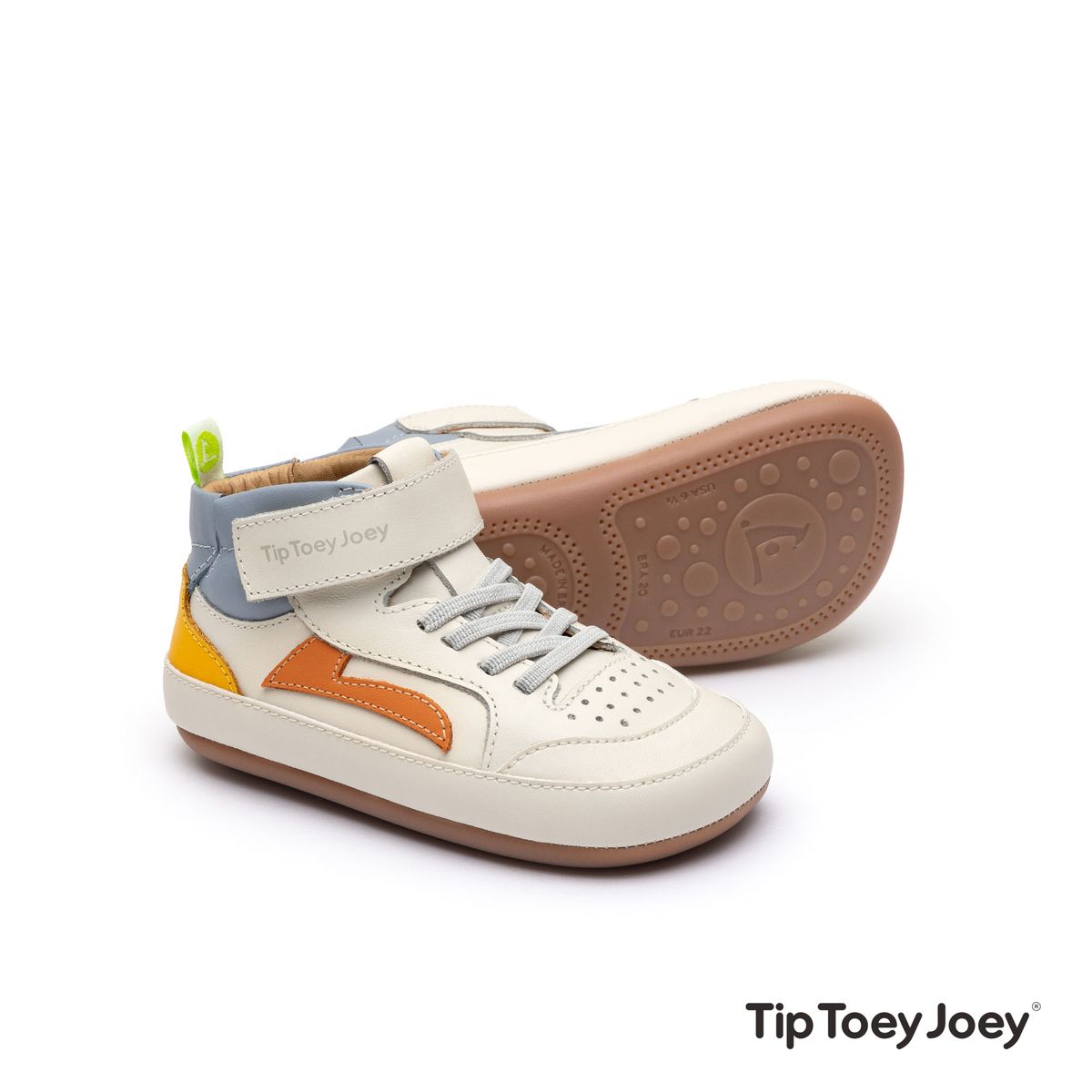 Botas LANDY HIGH-TOP- Tangerine -Tip toey Joey
