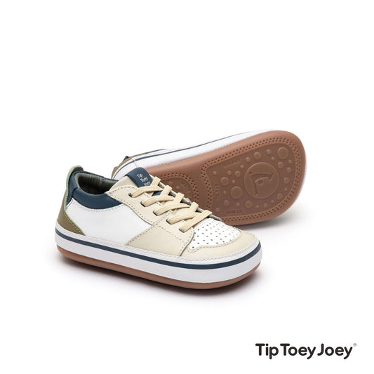 Ténis Ollie WHITE/ TAPIOCA/ OLIVE TREE- Tip Toey Joey