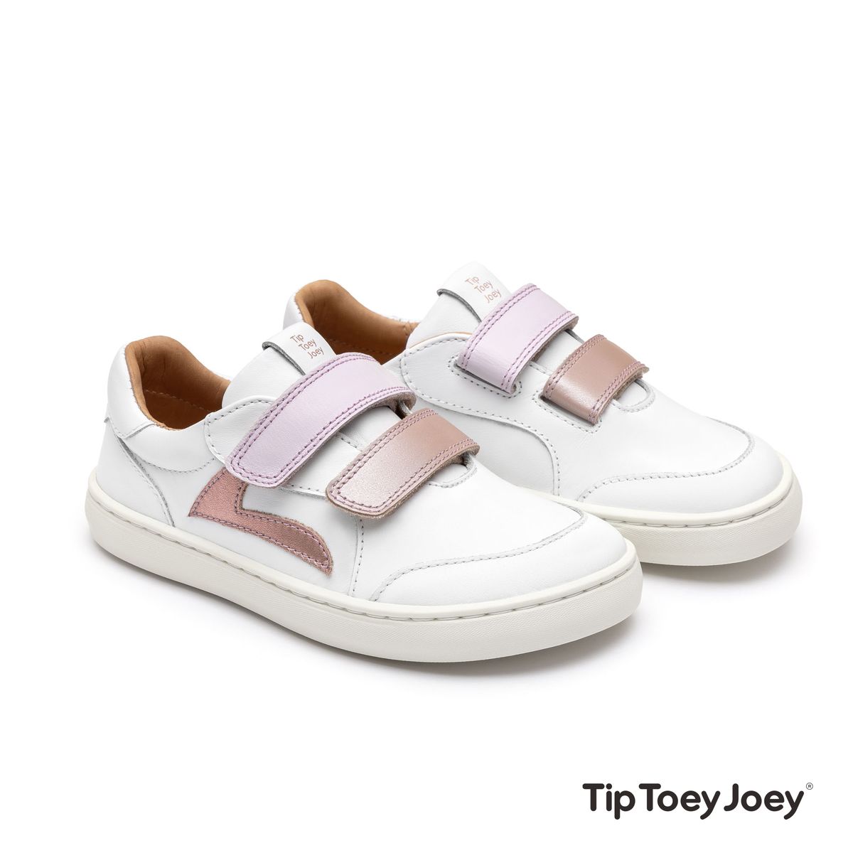 Ténis Landy WHITE/ PINK DREAM/ ROSE GOLD- Tip Toey Joey