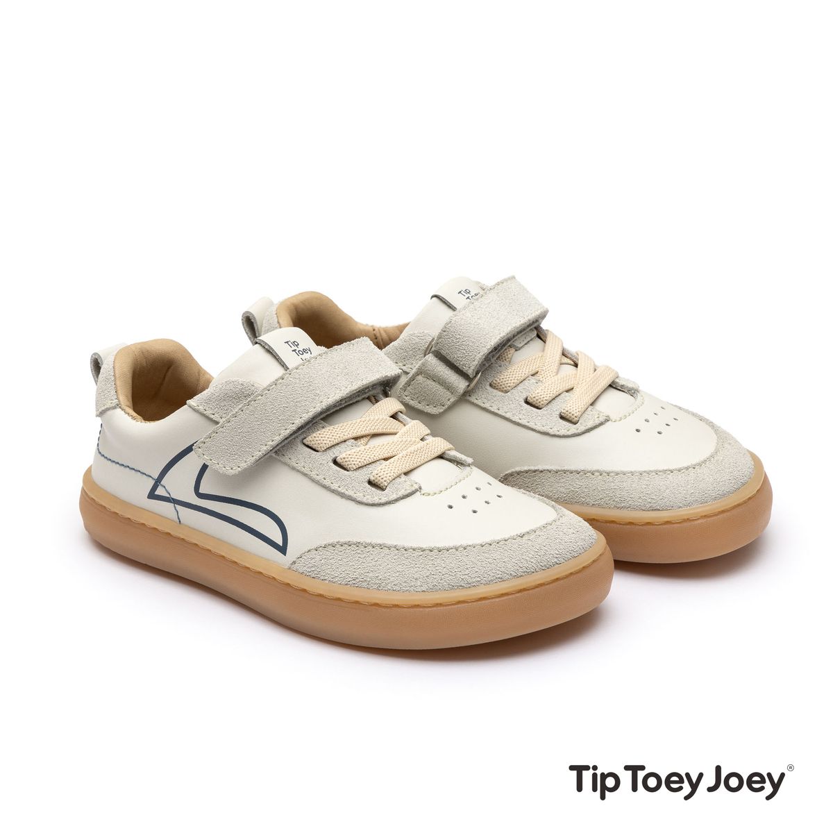Sapatilhas Outline TAPIOCA/ IVORY SUEDE- Tip Toey Joey
