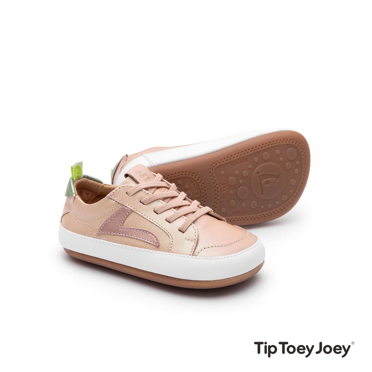 Sapatilhas Ground CANDY DREAM/ ROSE GOLD/ METAL GREEN-Tip Toey Joey