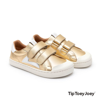 Sapatilhas Hopper METAL GOLD/ WHITE - Tip Toey Joey