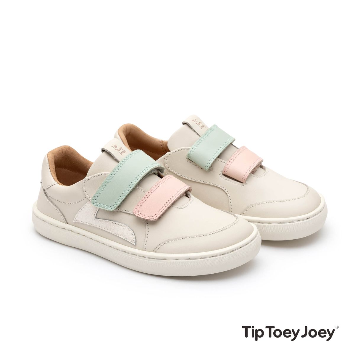 Sapatilhas Landy TAPIOCA/ BLOSSOM PINK/ MINT - Tip Toey Joey
