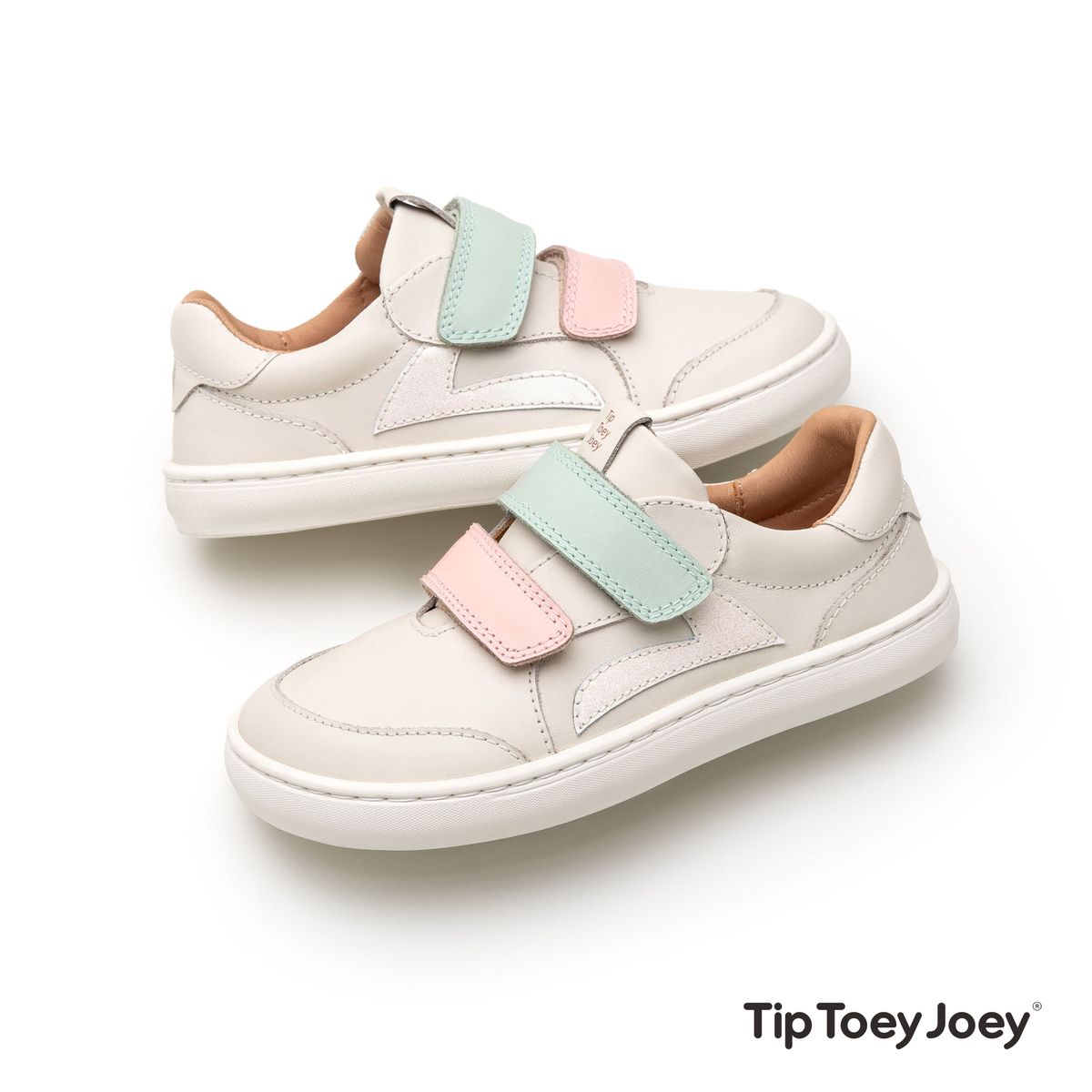 Sapatilhas Landy TAPIOCA/ BLOSSOM PINK/ MINT - Tip Toey Joey